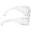 3M TGV01-20 Tour Guard V Safety Glasses, One Size Fits Most, Clear Frame/Lens, 20/Box, Price/BX