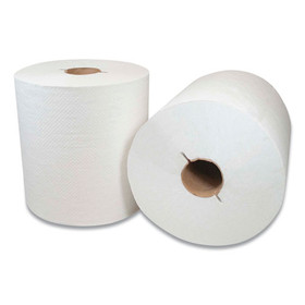 Morcon Tissue MOR300WI Morsoft Controlled Towels, I-Notch, 1-Ply, 7.5" x 800 ft, White, 6 Rolls/Carton