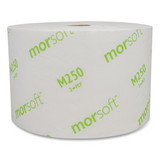 Morcon Tissue M250 Small Core Bath Tissue, Septic Safe, 2-Ply, White, 1250/Roll, 24 Rolls/Carton