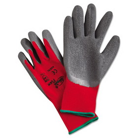 MCR Safety MPGN9680XL Ninja Flex Latex-Coated-Palm Gloves, Nylon Shell, X-Large, Red/Gray