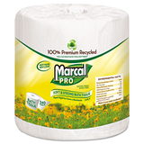 Marcal MRC3001 100% Recycled Bathroom Tissue, Septic Safe, 2-Ply, White, 240 Sheets/Roll, 48 Rolls/Carton