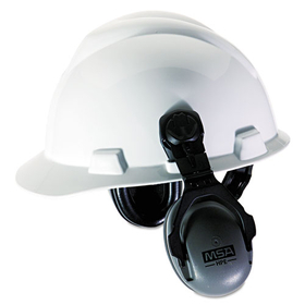 Msa MSA10061272 Hpe Cap-Mounted Earmuffs, 27nrr, Gray/black