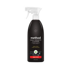 Method MTH00065CT Daily Granite Cleaner, Apple Orchard Scent, 28 oz Spray Bottle, 8/Carton