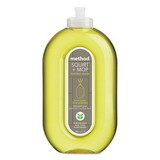 Method 00563CT Squirt + Mop Hard Floor Cleaner, 25 oz Spray Bottle, Lemon Ginger, 6/Carton