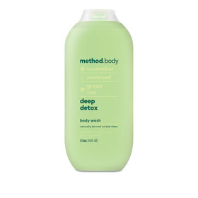 Method MTH01858 Womens Body Wash, Cucumber/Seaweed/Green Tea, 18 oz, 6/Carton