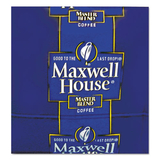 Maxwell House MWH866350 Coffee, Regular Ground, 1 1/10oz Pack, 42/carton