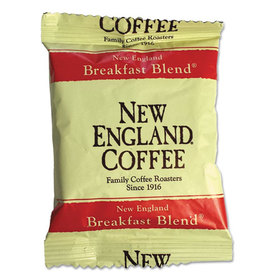New England Coffee NCF026260 Coffee Portion Packs, Breakfast Blend, 2.5 oz Pack, 24/Box