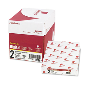 Nekoosa NEK17390 Fast Pack Digital Carbonless Paper, 2-Part, 8.5 x 11, White/Canary, 500 Sheets/Ream, 5 Reams/Carton