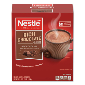 Nestl&#233; NES25485 Hot Cocoa Mix, Rich Chocolate, .71oz, 50/box