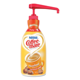 Coffee-Mate NES31831 Liquid Coffee Creamer, Hazelnut, 1500ml Pump Bottle