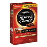 Nescafe Dolce Gusto 32486 Taster's Choice House Blend Instant Coffee, 0.1oz Stick, 6/Box, 12Box/Carton
