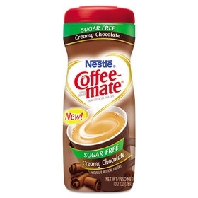 Coffee-Mate NES59573 Sugar Free Creamy Chocolate Flavor Powdered Creamer, 10.2 Oz