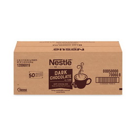 Nestl&#233; NES70060CT Hot Cocoa Mix, Dark Chocolate, 0.71 Packets, 50 Packets/Box, 6 Boxes/Carton