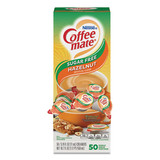 Coffee mate NES98468BX Liquid Coffee Creamer, Sugar-Free Hazelnut, 0.38 oz Mini Cups, 50/Box