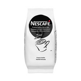 Nescafe NES99019CT Frothy Coffee Beverage, French Vanilla, 2 lb Bag, 6/Carton