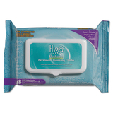 Sani Professional NIC A500F48 Hygea Flushable Personal Cleansing Cloths, 6 1/4x5 3/8, White, 48/Pack, 12/Carton