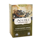 Numi NUM10109 Organic Teas And Teasans, 1.27oz, Gunpowder Green, 18/box