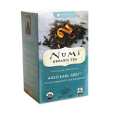 Numi NUM10170 Organic Teas And Teasans, 1.27oz, Aged Earl Grey, 18/box