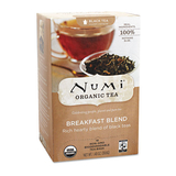 Numi NUM10220 Organic Teas And Teasans, 1.4oz, Breakfast Blend, 18/box