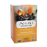 Numi NUM10240 Organic Teas And Teasans, 1.58oz, White Orange Spice, 16/box