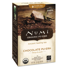 Numi NUM10360 Organic Tea, Chocolate Puerh, 16/box