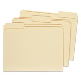 Office Impressions OFF82035 Top Tab Manila File Folders, 1/3-Cut Tabs: Assorted, Letter Size, 1