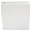 Office Impressions OFF82235 Economy Round Ring View Binder, 3 Rings, 2" Capacity, 11 x 8.5, White, Price/EA