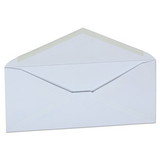 Office Impressions OFF82292 White Envelope, #10, Commercial Flap, Gummed Closure, 4.13 x 9.5, White, 500/Box