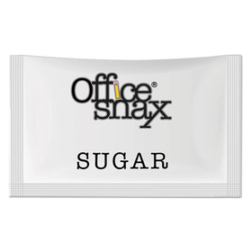 Office Snax OFX00021 Premeasured Single-Serve Sugar Packets, 1200/Carton