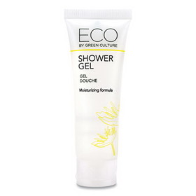 Eco By Green Culture OGFSGEGCT Shower Gel, Clean Scent, 30mL, 288/Carton