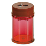 Officemate OIC30240PK Pencil/Crayon Sharpener, 1.38 x 2.13, Red, 8/Pack