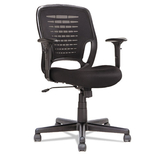 OIF OIFEM4817 Swivel/tilt Mesh Task Chair, Height Adjustable T-Bar Arms, Black