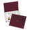 Oxford OXF29900585BGD Certificate Holder, 11 1/4 X 8 3/4, Burgundy, 5/pack, Price/PK