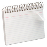 Oxford OXF40283 Spiral Index Cards, 4 X 6, 50 Cards, White