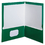 Oxford OXF51717 High Gloss Laminated Paperboard Folder, 100-Sheet Capacity, Green, 25/box, Price/BX