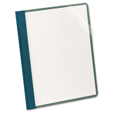 Oxford Earthwise OXF57872 Earthwise Recycled Clear Front Report Covers, Letter Size, Blue, 25/box