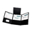 Oxford OXF59806 Tri-Fold Folder W/3 Pockets, Holds 150 Letter-Size Sheets, Black, Price/BX
