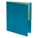Oxford Earthwise OXF78502 Earthwise 100% Recycled Paper Twin-Pocket Portfolio, Blue
