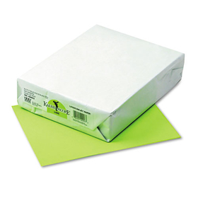 PACON CORPORATION PAC102053 Kaleidoscope Multipurpose Colored Paper, 24 lb Bond Weight, 8.5 x 11, Lime, 500/Ream