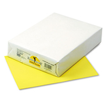 PACON CORPORATION PAC102055 Kaleidoscope Multipurpose Colored Paper, 24lb, 8-1/2 X 11, Lemon Yellow, 500/rm
