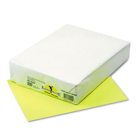 PACON CORPORATION PAC102200 Kaleidoscope Multipurpose Colored Paper, 24 lb Bond Weight, 8.5 x 11, Hyper Yellow, 500/Ream