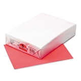 PACON CORPORATION PAC102212 Kaleidoscope Multipurpose Colored Paper, 24lb, 8-1/2 X 11, Coral Red, 500/ream