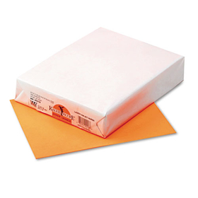 PACON CORPORATION PAC102218 Kaleidoscope Multipurpose Colored Paper, 24 lb Bond Weight, 8.5 x 11, Hyper Orange, 500/Ream
