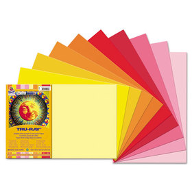 Pacon PAC102948 Tru-Ray Construction Paper, 76 Lbs., 12 X 18, Assorted, 25 Sheets/pack