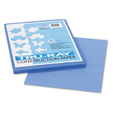 PACON CORPORATION PAC103022 Tru-Ray Construction Paper, 76 Lbs., 9 X 12, Blue, 50 Sheets/pack