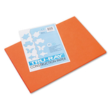 Pacon PAC103034 Tru-Ray Construction Paper, 76 Lbs., 12 X 18, Orange, 50 Sheets/pack