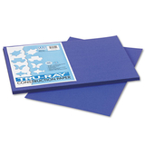 Pacon PAC103049 Tru-Ray Construction Paper, 76 lb Text Weight, 12 x 18, Royal Blue, 50/Pack