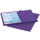 Pacon PAC103051 Tru-Ray Construction Paper, 76 Lbs., 12 X 18, Purple, 50 Sheets/pack