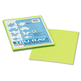 PACON CORPORATION PAC103423 Tru-Ray Construction Paper, 76 Lbs., 9 X 12, Brilliant Lime, 50 Sheets/pack
