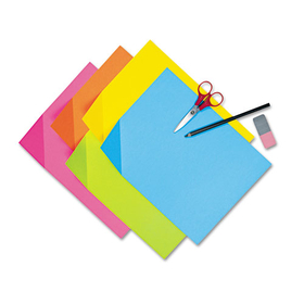 Pacon PAC1709 Colorwave Super Bright Tagboard, 9 X 12, Assorted Colors, 100 Sheets/pack